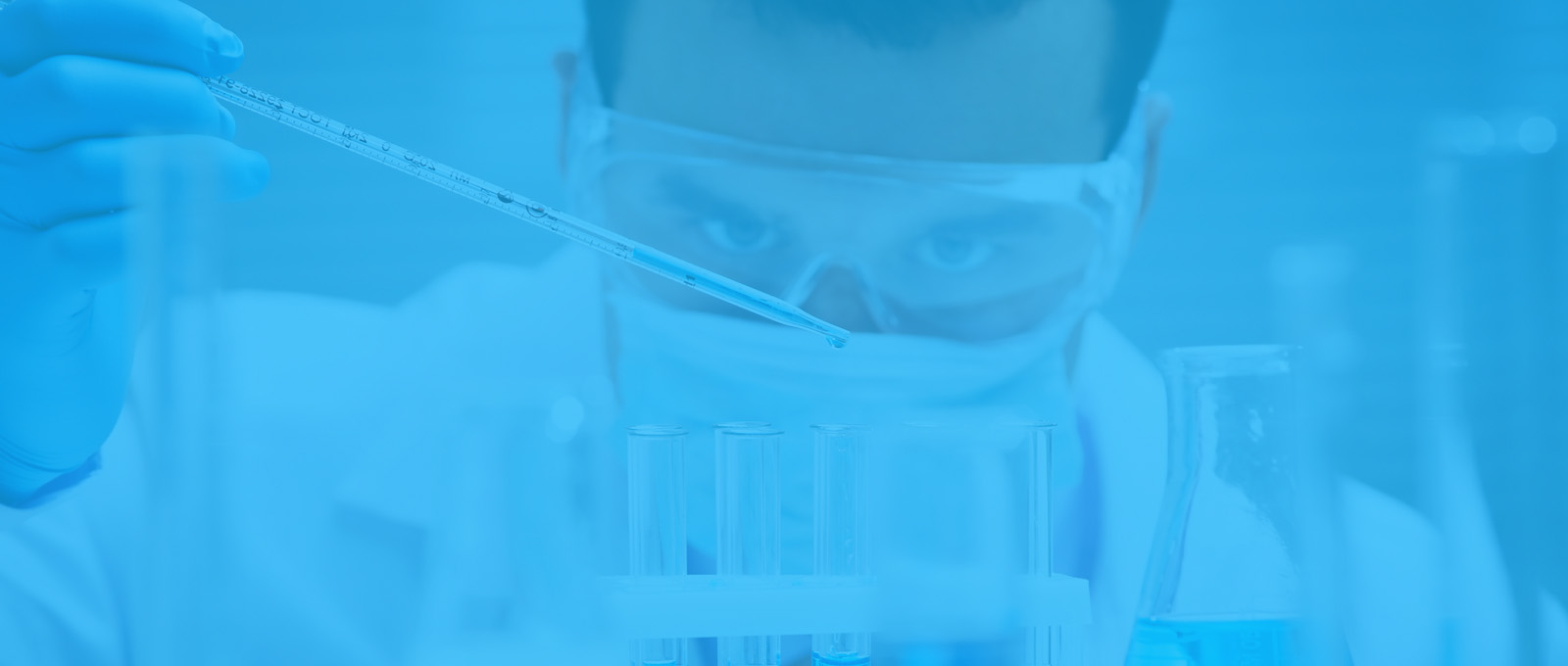 Working in the laboratory